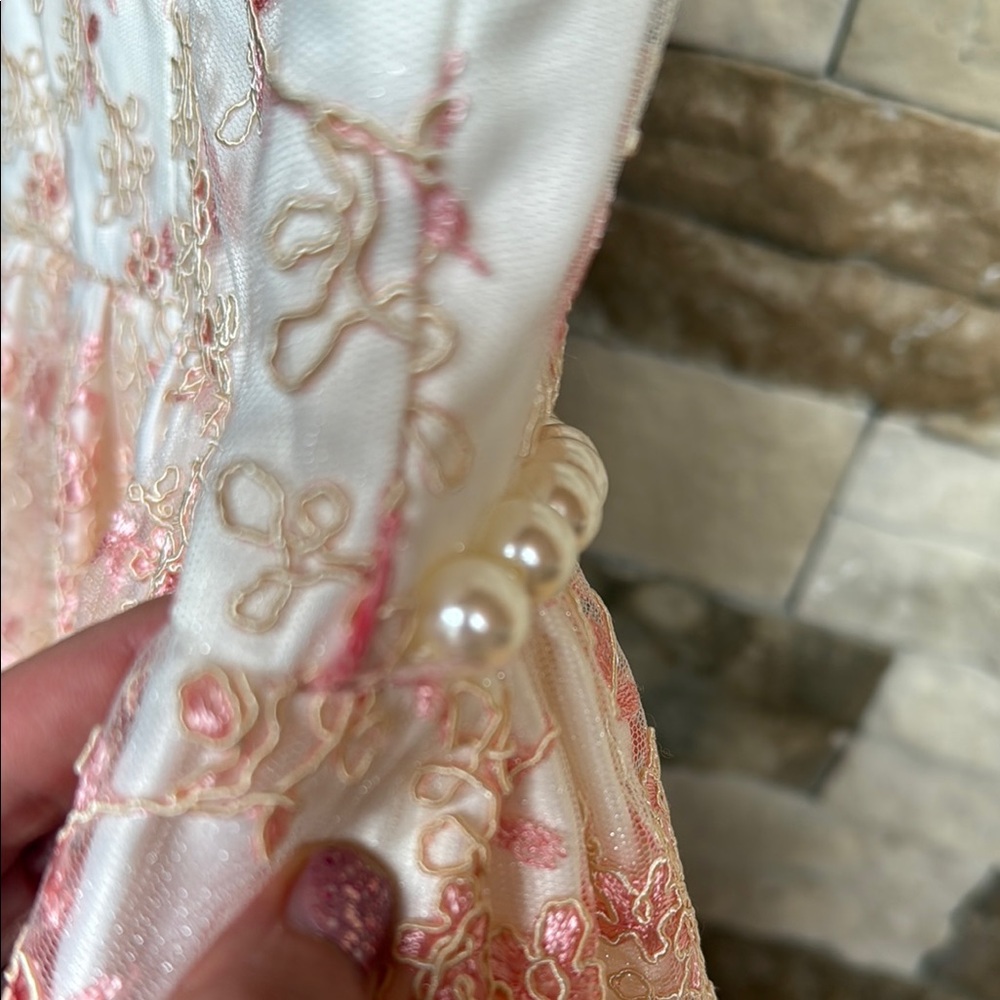 American Princess Dress Elegant Floral Kids Dress Size 10 - Picture 5 of 11